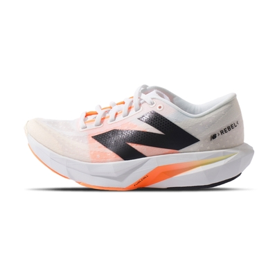 New Balance FuelCell Rebel V4 女鞋 白橘色 D楦 緩震 輕量 運動 慢跑鞋 WFCXCN4
