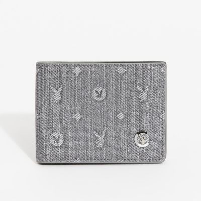 PLAYBOY - 基本短夾(薄款)  Grey Refinement系列 - 灰色