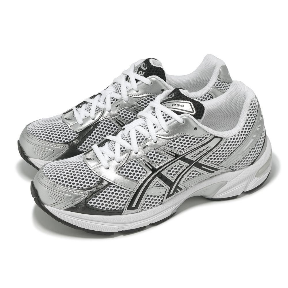 Asics 休閒鞋 GEL-1130 男鞋 女鞋 銀 黑 緩衝 復古跑鞋 亞瑟膠 亞瑟士 1201A933100