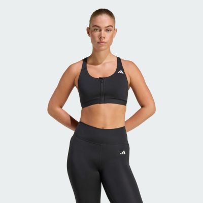 ADIDAS OPT ESS ZIP MS 女 運動內衣 KB4386