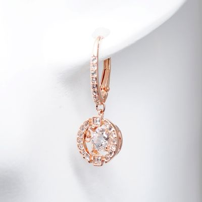 SWAROVSKI 施華洛世奇 Sparkling Dance 水滴形耳環 鍍玫瑰金 5504753 | 耳環 | Yahoo購物中心