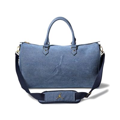 Nike 行李袋 Jordan Denim 丹寧 水洗牛仔 旅行 JD2643014AD-002
