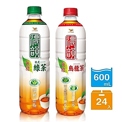 濃韻 無糖烏龍茶/日式綠茶 2口味任選1