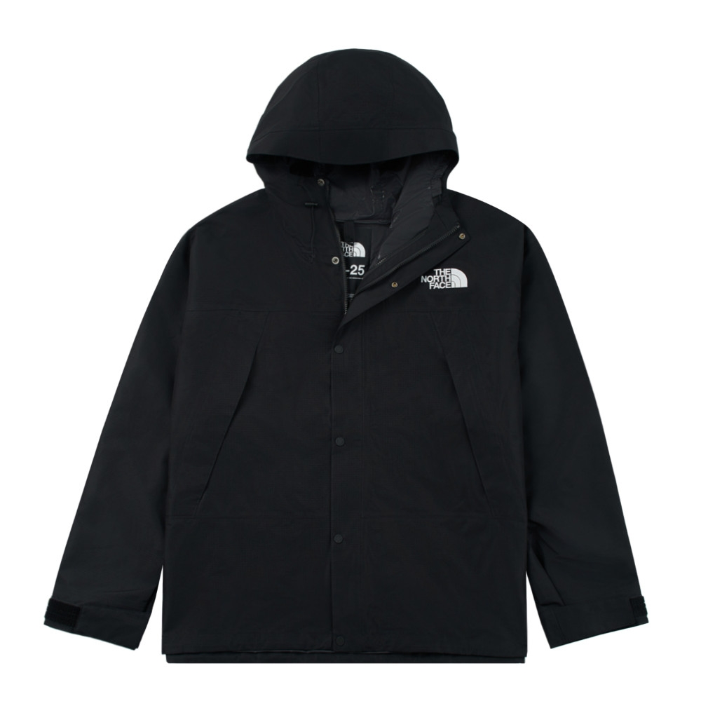 The North Face TNF 北面 北臉 男防水透氣衝鋒衣外套-黑色 M MTN MONO JKT -NF0A88XFJK3