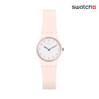 Swatch PINKBELLE 經典手錶/考試錶/無秒針/女錶/瑞士製造 LP150 (25mm)