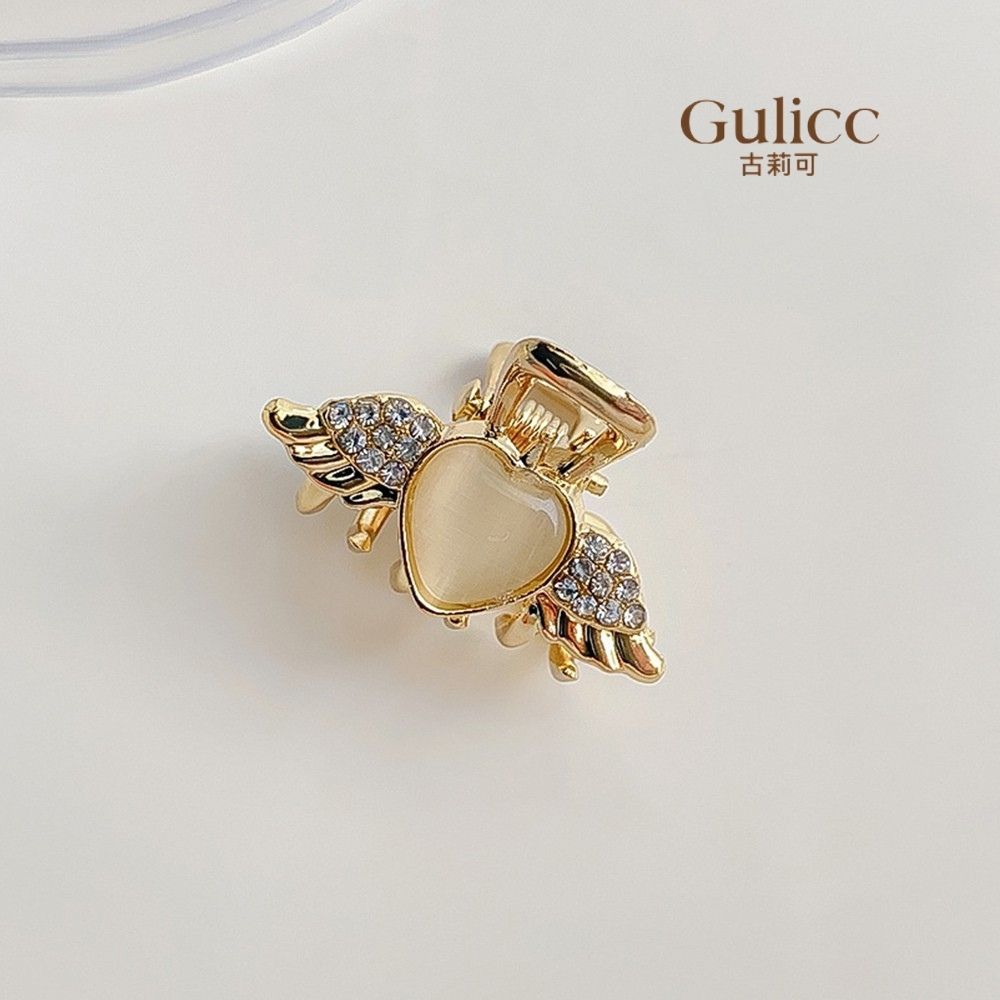 Gulicc 金屬 可愛 小抓夾 /2入裝(七夕情人節 頭飾 髮夾 小抓夾 韓國 生日禮物 禮物)