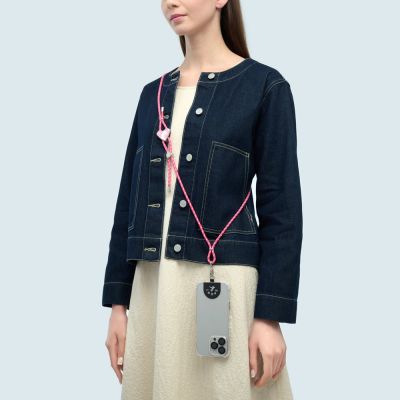 agnes b. Sport b. Amour 手機繩 粉色