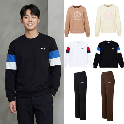 FILA官方直營 中性經典大學TEE/運動褲 任選