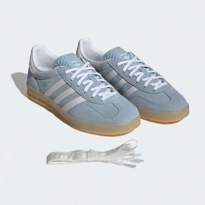 【adidas 愛迪達】 GAZELLE INDOOR 運動休閒鞋 德訓鞋 滑板 復古 女鞋 - Originals JQ7009