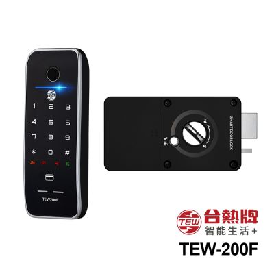 台熱牌輔助型電子鎖TEW-200F(指紋/密碼/卡片)(附基本安裝)