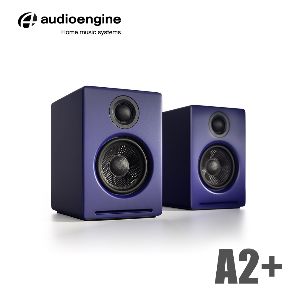 Audioengine A2+ wireless主動式立體聲藍牙書架喇叭-藍色款| 揚聲器