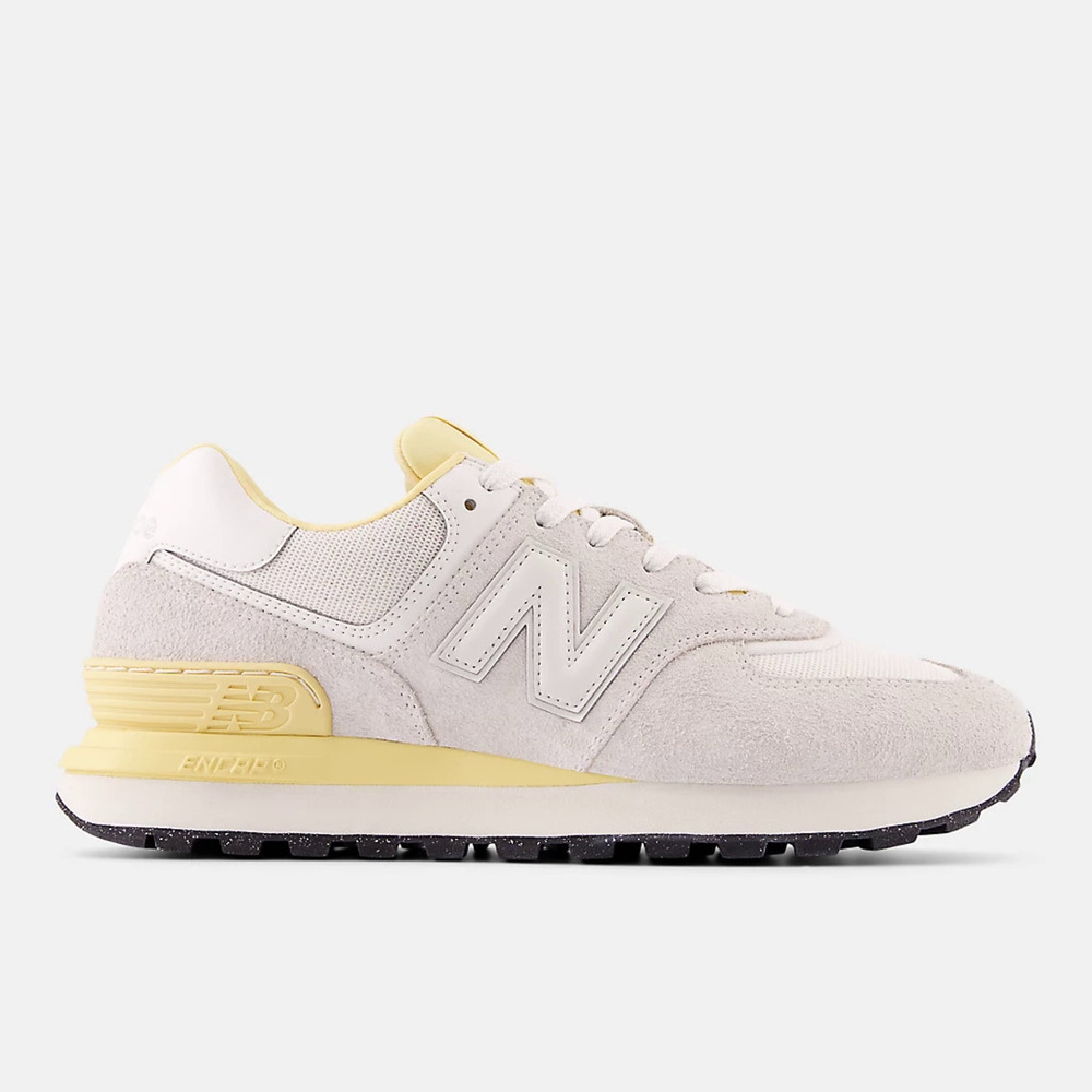 New Balance [U574LGWM] 男女 復古鞋 休閒 D楦 NB 574 舒適 緩震 麂皮 穿搭 杏灰 黃