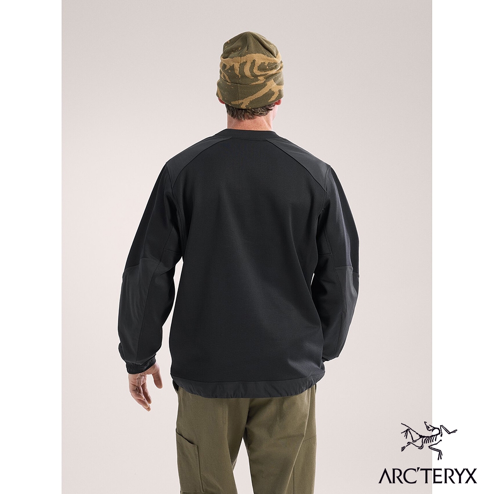 Arcteryx 始祖鳥官方直營】男Konseal 快乾長袖圓領衫黑| 長袖