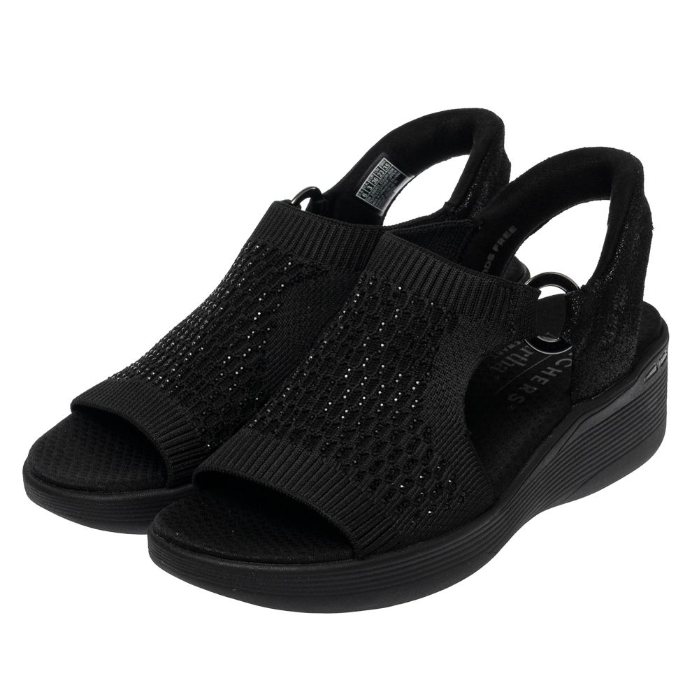 SKECHERS 女鞋 休閒系列 涼拖鞋 瞬穿舒適科技 PIER-LITE SANDAL_MARTHA STEWART  - 188001BBK