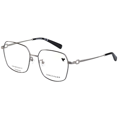 LONGCHAMP 純鈦 光學眼鏡(銀色)LO2175LB
