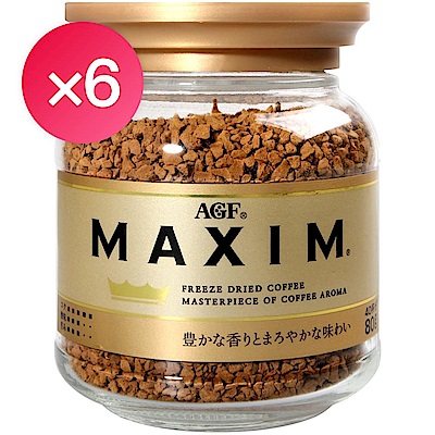 AGF 箴言金咖啡 80g x6入