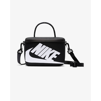 NIKE MINI SHOEBOX CROSSBODY 側背包-黑白-FN3059010