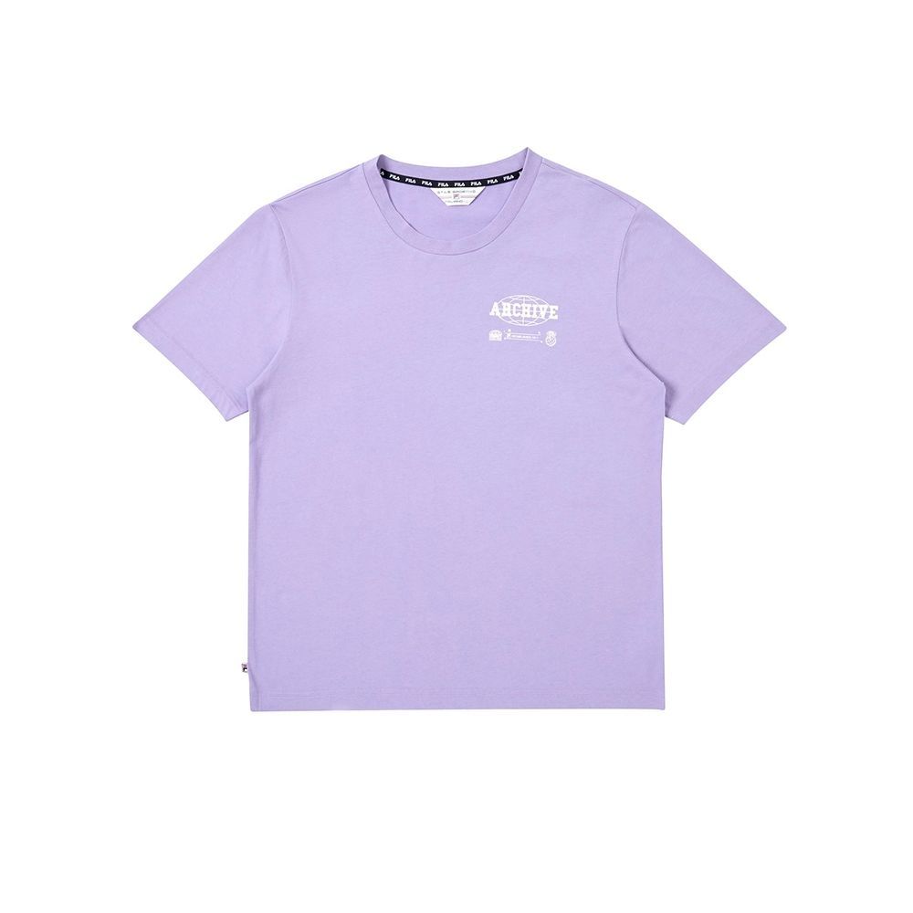 FILA 中性短TEE/運動服/上衣 任選 (A款-紫)