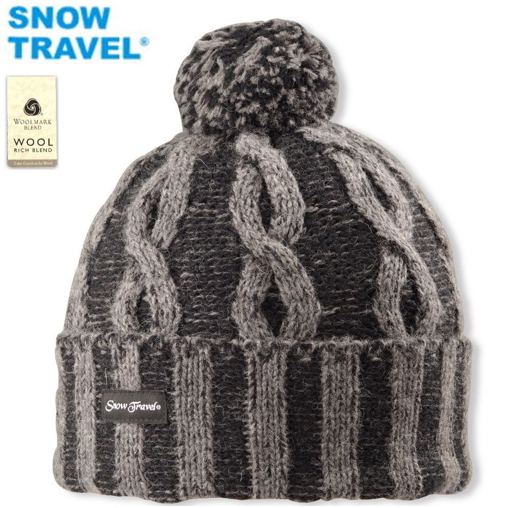 【SNOW TRAVEL】AR-60 加厚3層羊毛帽// 100%3M防風 + 美麗諾羊毛85%