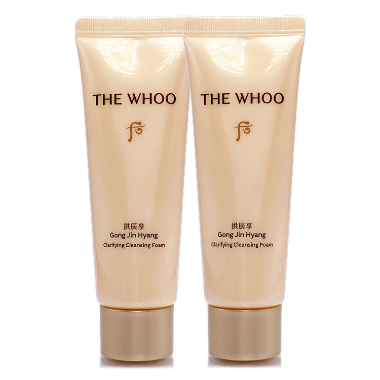 WHOO后拱辰享陰陽調和洗顏乳/ 津率享時光駐顏洗顏蜜40ml*2(盒裝) (任選
