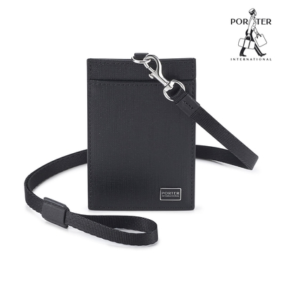 PORTER INTERNATIONAL - 沉穩風尚LOFTY真皮證件套 - 黑
