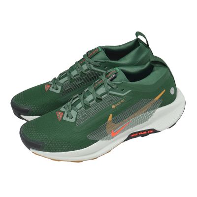 Nike 越野跑鞋 Pegasus Trail 5 GTX 男鞋 綠 橘 防水 小飛馬 FQ0908-301