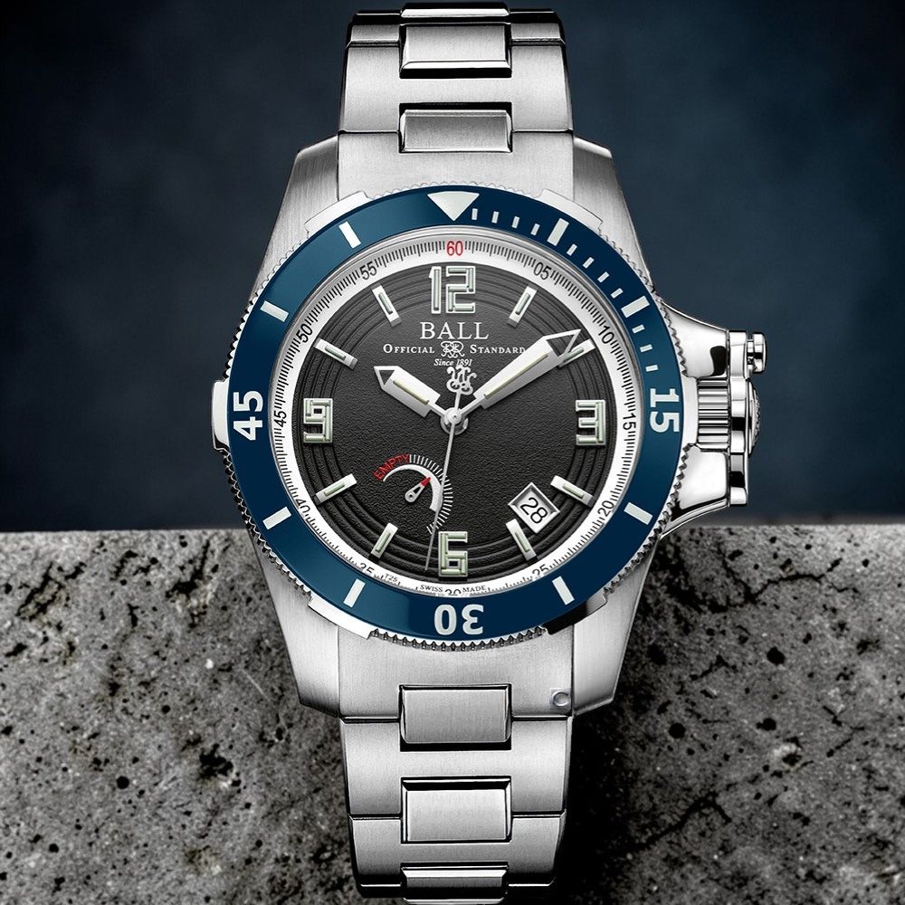 BALL 波爾錶 Engineer Hydrocarbon Hunley 限量版機械腕錶-PM2096B-S2J-BK/42mm