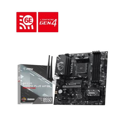 MSI微星 AMD B550M GAMING PLUS WIFI6E 主機板