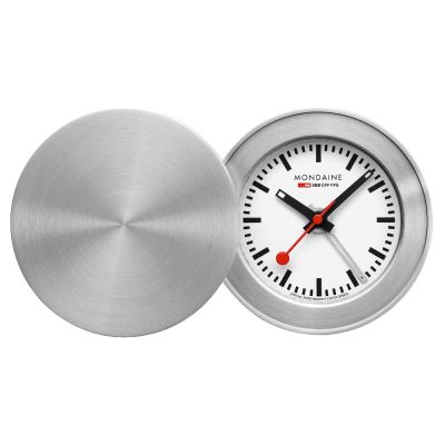 MONDAINE瑞士國鐵 Travel Alarm Clock 5公分旅行兩用鬧鐘64411