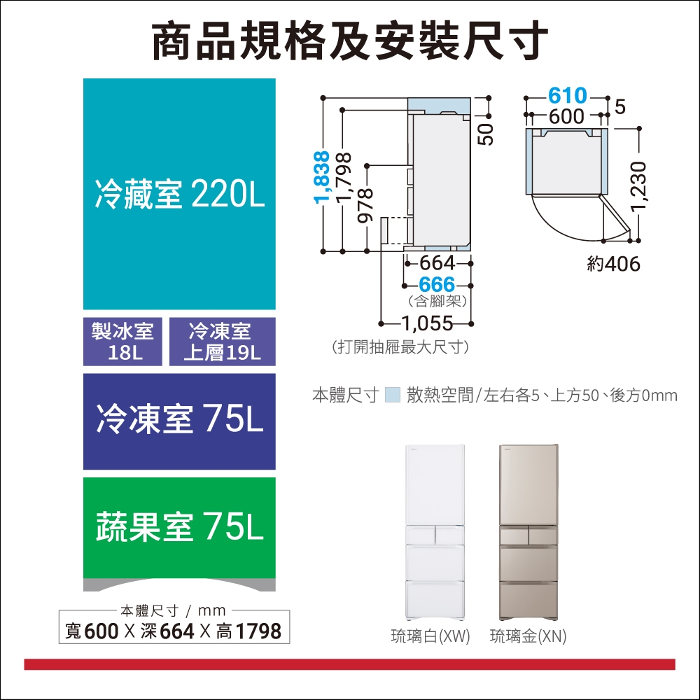 HITACHI日立 RSG420J - 詳情1