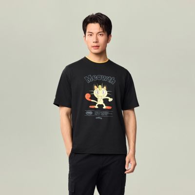 GIORDANO 男裝寶可夢印花短袖T恤 Pokémon系列