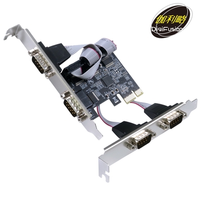 伽利略 PCI-E RS232 4埠 擴充卡 (PETR04A)