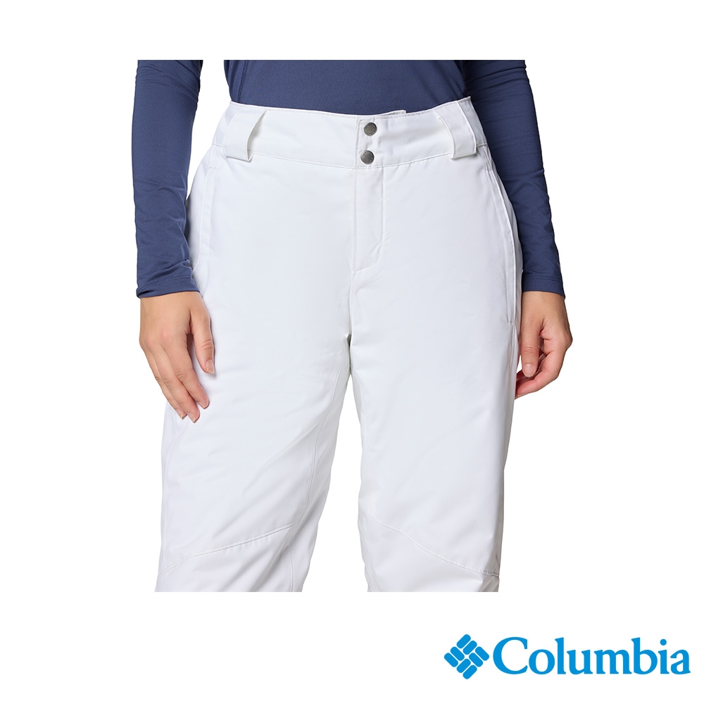 Columbia 哥倫比亞女款Omni Tech防水保暖雪褲-白色UWR90630WT/IF | 長