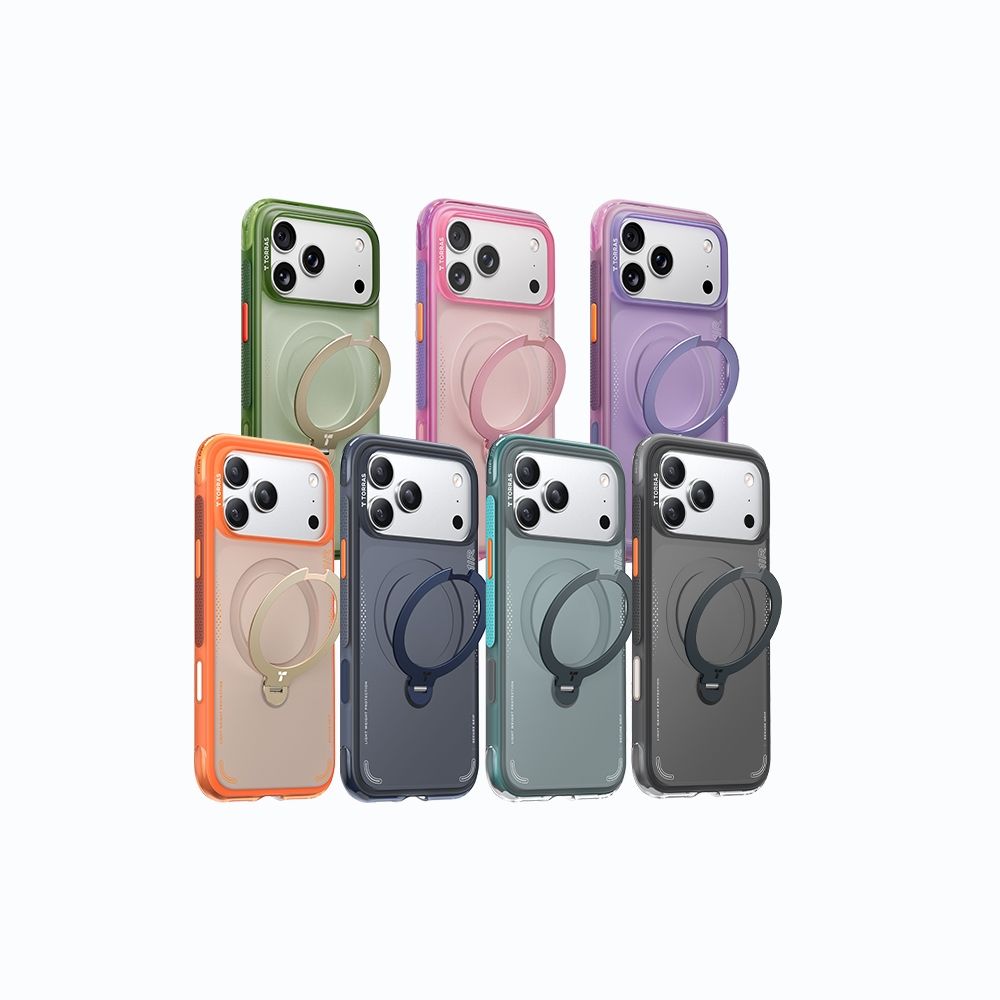 TORRAS 圖拉斯 iPhone 17系列 Ostand Spin Air 磁吸四象限旋轉支架氣囊防摔手機殼