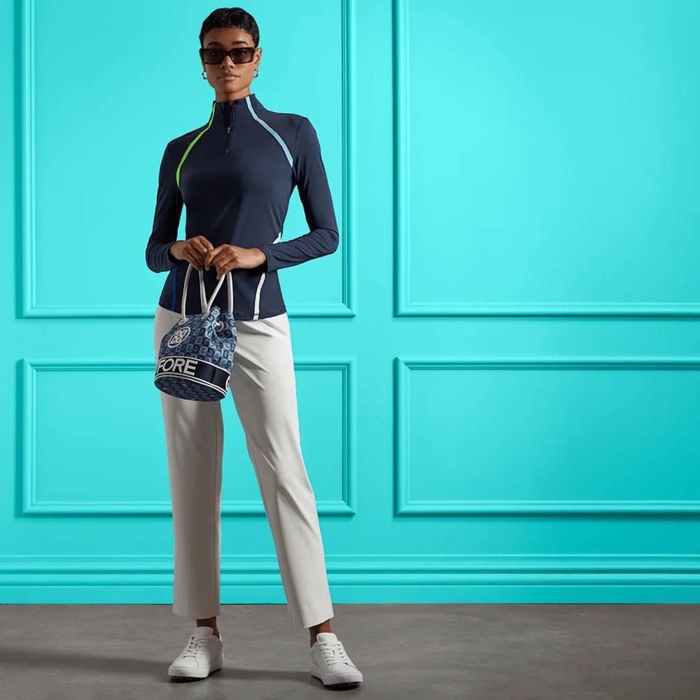 【G/FORE】COLOUR BLOCK SILKY TECH QUARTER ZIP PULLOVER 女士 拉鍊套頭衫 | 其他品牌 ...
