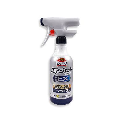 日本KAO花王- Air Jet強速連射洗淨力浴室泡沫噴霧390ml/瓶-清香藍(衛浴地板排水口消臭芳香防黴,廁所淋浴間多效洗滌)