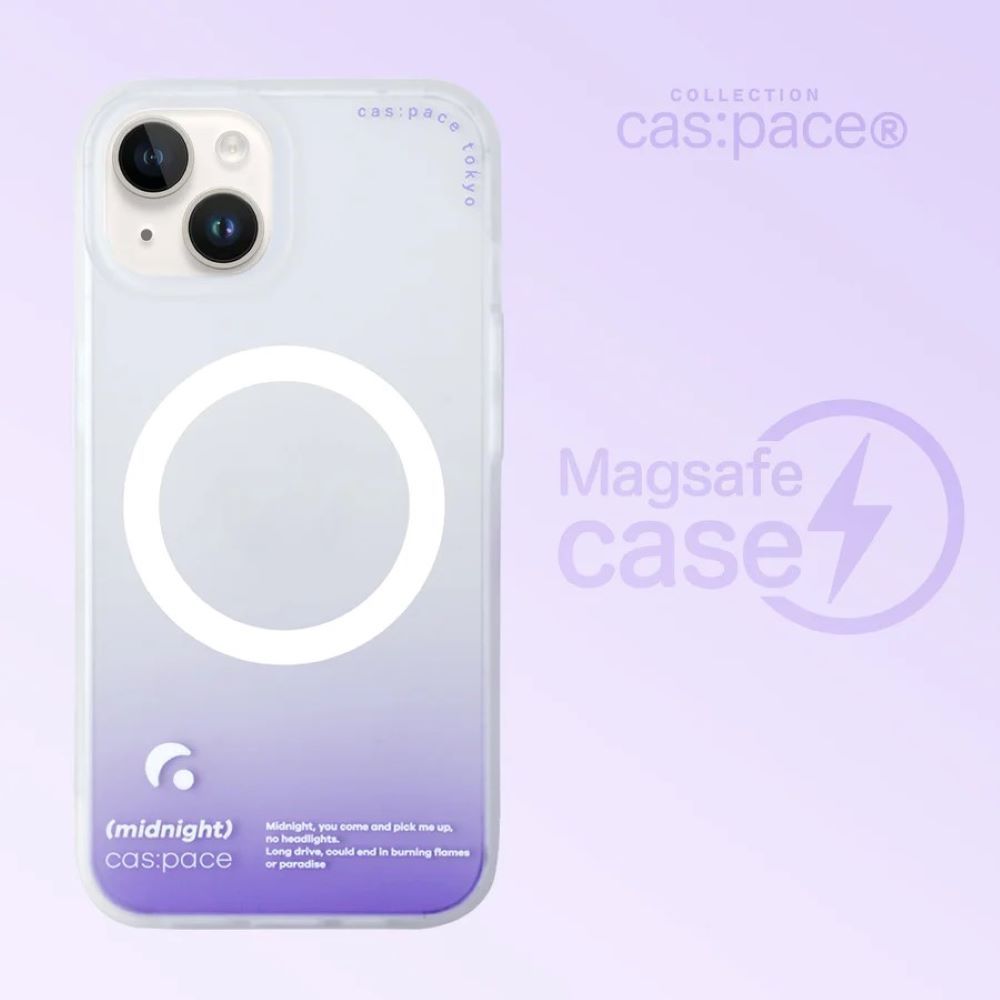 cas:pace 「midnight」紫色漸變磁吸款手機殼 MagSafe iPhone 17 Pro / 17 Pro Max (iPhone17Pro)
