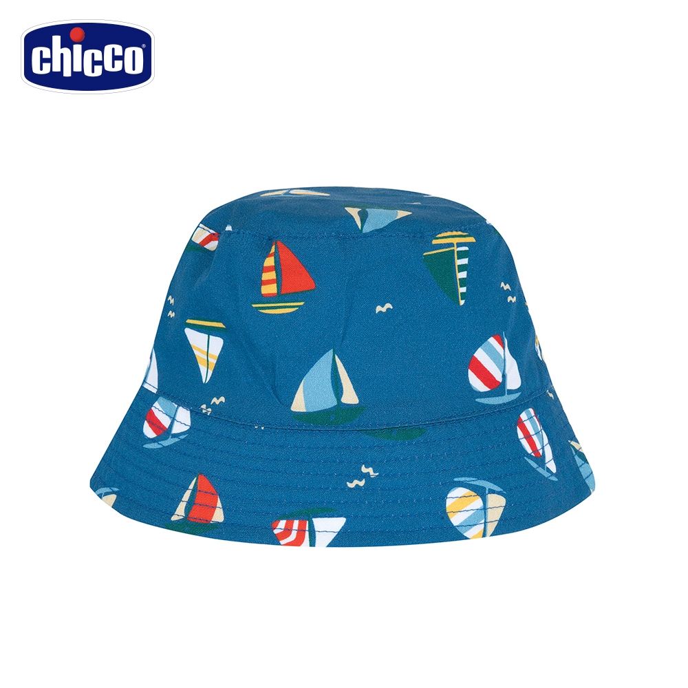 chicco官方直營-帆船假期-彩色Yacht+橫條雙面帽