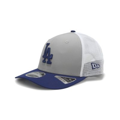 New Era 棒球帽 970 Trucker Dodgers 卡車帽 洛杉磯道奇 灰 皇家藍 NE15169260