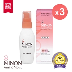 MINON Amino Moist 保湿乳液 100ml　5点 Amazon.co.jp: MINON(ミノン) ミノンアミノモイスト ミノン アミノ