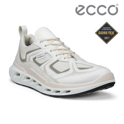 ECCO BIOM 720 W 健步休閒織物防水運動鞋 女鞋 白色/水泥灰/冰白色/砂礫灰