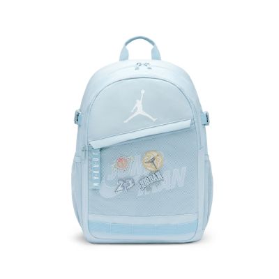 Nike 耐吉 Jordan Dynasty [IZ7314-489] 後背包 運動 休閒 魔鬼氈貼圖 水藍