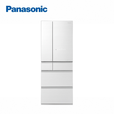 Panasonic國際牌 600公升日本製鏡面六門變頻電冰箱 翡翠白 NR-F601WX-W1