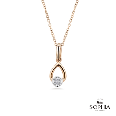 SOPHIA 蘇菲亞珠寶 - 希拉 14K金 鑽石項墜