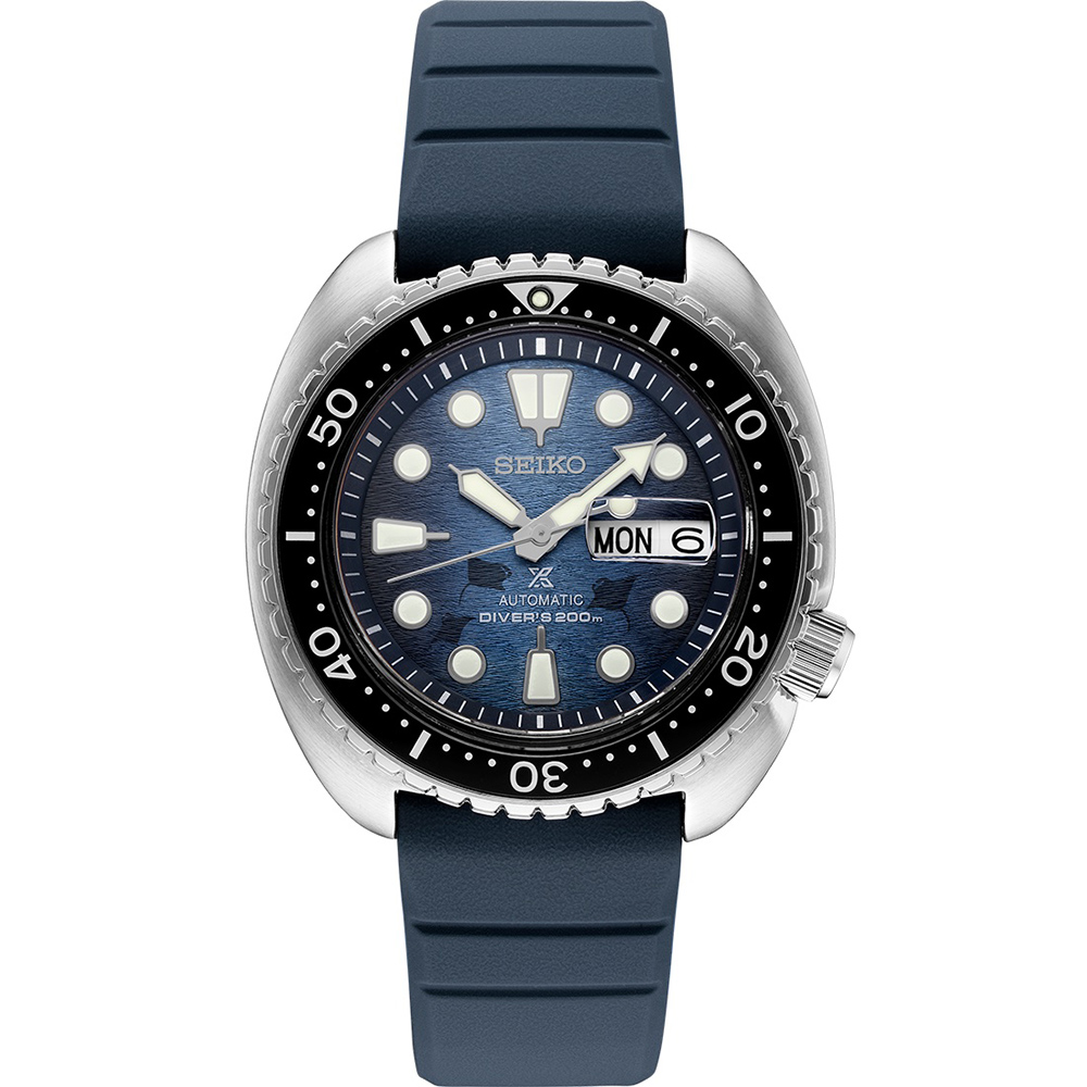 SEIKO 精工PROSPEX 魔鬼魚海龜王200米潛水機械錶(4R36-06Z0H)SRPF77K1