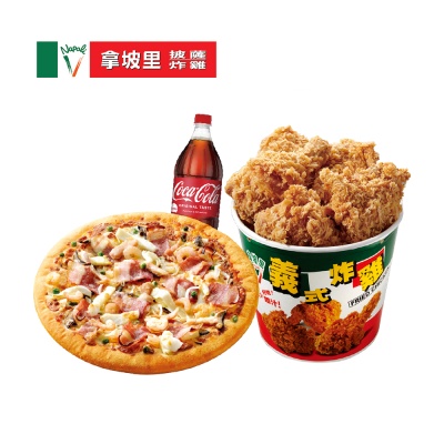 拿坡里披薩‧炸雞 全家炸雞餐 喜客券