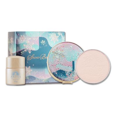 Shiseido東京櫃 SHISEIDO 資生堂 雪花香氛魔法盒 25g-2024版 +安耐曬金鑽高效防曬露NA 5X 12ML