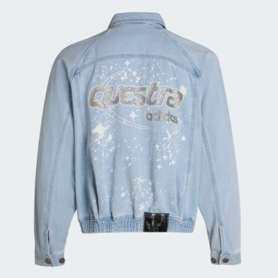 Adidas 愛迪達 Denim Jacket KX4824 男 立領外套 丹寧外套 休閒穿搭 牛仔淺藍 亞版
