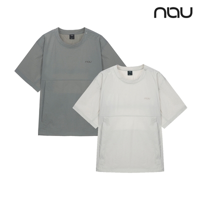 【nau】SUMER ACT短袖上衣(兩色可選)-透氣T恤 機能 環保 上衣 安孝燮 中性款| NUDB1NC501