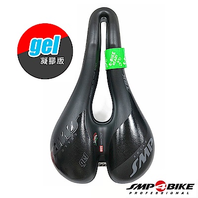 【SELLE SMP】義大利製 TRK Gel凝膠 輕薄休閒加寬型自行車/E-bike座墊-中型標準版